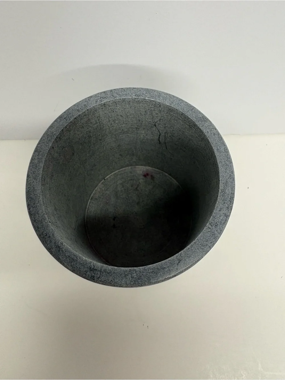Paws Up Gray Stone-Look Bath Accessory or Pencil Holder 3x3”